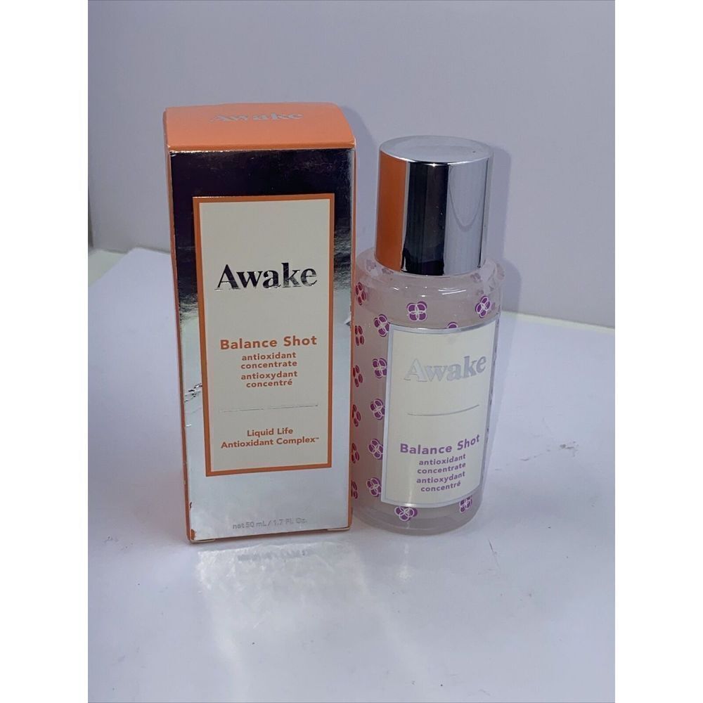 Awake Beauty Balance Shot Antioxidant Concentrate 1.7 Fl Oz-90% Full